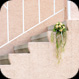 Brautstrauss auf Treppe